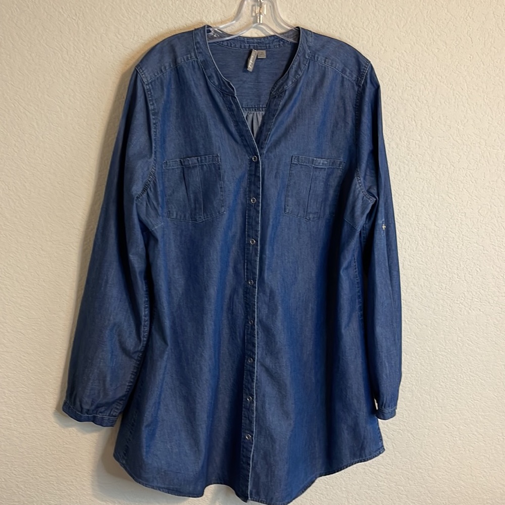 New Directions Weekend Denim Tunic - 1X